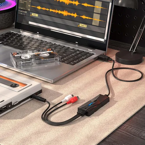 Vista 2 de DriverGenius AV202-B USB2.0 Dispositivo de tarjeta de captura/grabber de audio - Win & Mac