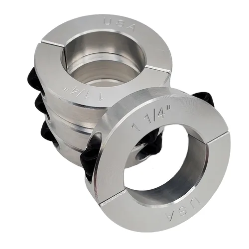 Vista 27 de Diámetro de orificio de 0.50 pulgadas - Abrazadera del collar de eje de dos piezas - Aluminio 2024 (paquete de 1)