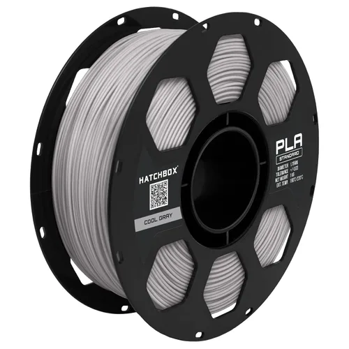Vista 18 de HATCHBOX Filamento de impresora 3D PLA negro de 1.75mm, carrete de 1 KG (2.2 libras), precisión dimensional +/- 0.03 mm, filamento de impresión 3D