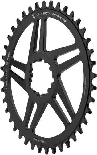 Vista 2 de Wolf Tooth GXP 6 Offset Direct Mount Monoplate, Adultos Unisex, Negro