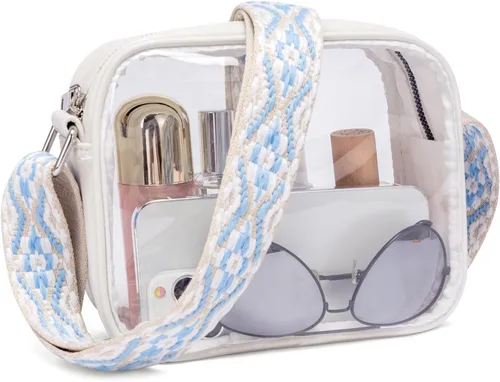 Vista 8 de CLUCI Bolsos para mujeres, bolsos cruzados para mujeres, bolso cruzado, bolso cruzado con correa ancha ajustable