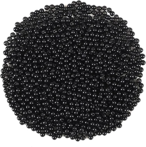 Vista 12 de DECYOOL 1200Pcs 4mm 6mm 8mm Gold Round Beads for Spacer Bracelet Making Dorado