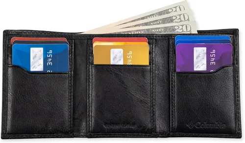Vista 32 de Columbia Billetera triple RFID para hombre