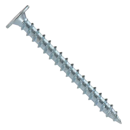 Vista 10 de Tornillos de metal a madera #10 x 1 de cabeza de panqueque - Sujetadores de punta afilada chapados en zinc - Tornillos de perfil bajo