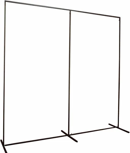 Vista 9 de Arco de malla con arco de cincha (arco cuadrado de malla de 94.5 pulgadas, color negro)