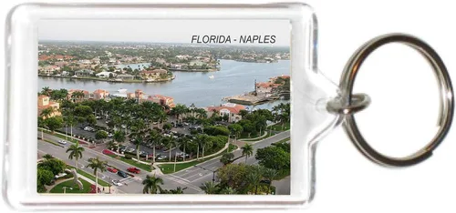 Vista 20 de Florida USA United States Acrílico Llaveros Llaveros Titulares - 6 3-Multi