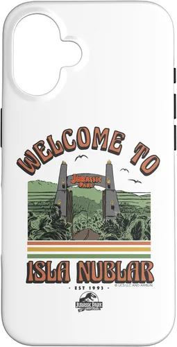 Vista 31 de Funda para iPhone 12 mini Jurassic Park Welcome to Isla Nublar
