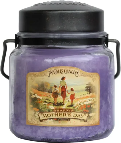 Vista 58 de McCall’s Candles Cocina de la Abuela Vela perfumada de 16 oz Hecha en EE. UU. Frasco rústico vintage con asa de transporte Fragancia