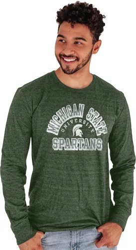 Vista 21 de Blue 84 NCAA - Camiseta de manga larga para hombre Tri-Blend