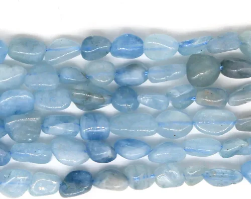 Vista 34 de MJDCB Cuentas de piedra de forma irregular natural de 8-10 mm, turquesa de África, piedras preciosas para sanación energética, para hacer joyas