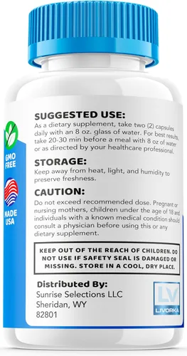 Vista 6 de LIVORKA - Paquete de 2 cápsulas Cognicare Pro, Cognicare Pro, pastillas Cognicare Pro, fórmula avanzada Cognicare Pro, Cognicare Pro Vitaminas