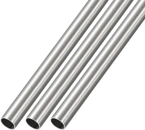 Vista 31 de METALLIXITY Tubo de acero inoxidable 304 (0.079 in de diámetro x 0.006 in de pared T x 9.843 in de largo), 3 piezas, tubo recto - para muebles