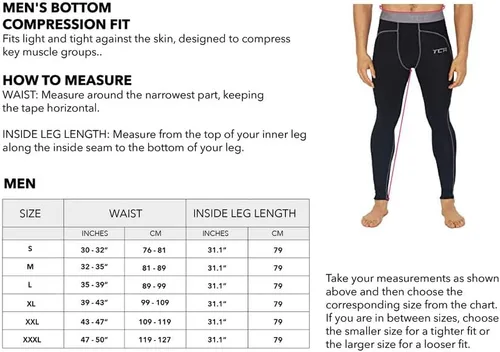 Vista 7 de PowerLayer Leggings de compresión para correr para hombre y niño