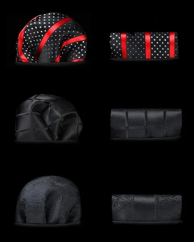 Vista 82 de HISDERN Juego de corbatas extralargas para hombre y pañuelo de bolsillo de 63 pulgadas, colección XL, caja de regalo, corbata, lote de 3