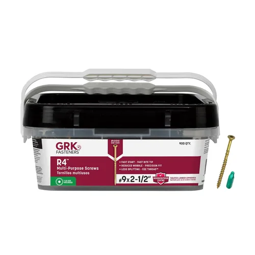 Vista 17 de GRK Fasteners R4™ #9 x 1-1/2" Tornillos multiusos para enmarcar, 820 PCS