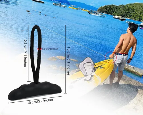 Vista 2 de DS. DISTINCTIVE STYLE Kayak Handles 2 Pack Kayak Pull Handle Replacement Negro