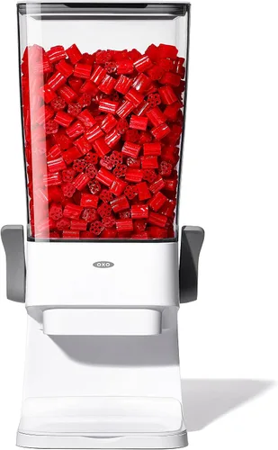 Vista 8 de Dispensador de cereales OXO Good Grips para encimera erfect for cereal, oatmeal, snacks. One-handed dispensing. Airtight dual-seal freshness.