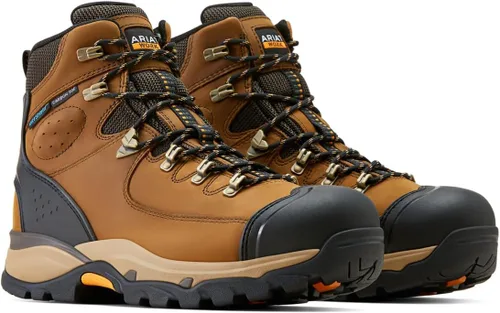 Vista 5 de Ariat Endeavor - Botas de trabajo impermeables con punta de carbono para hombre de 6 pulgadas