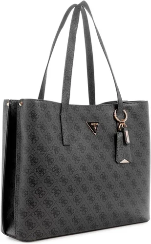 Vista 5 de GUESS Meridian Girlfriend Tote, Nero