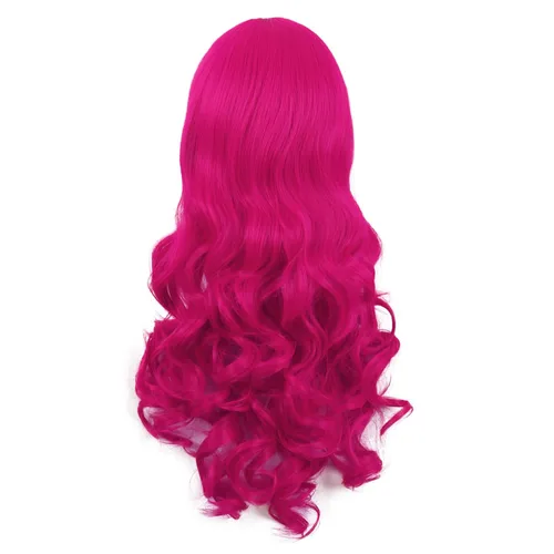 Vista 69 de Peluca MapofBeauty Lolita para disfraz, cabello largo, rizado, con coleta, Blanco