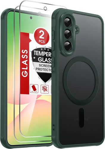 Vista 45 de LeYi Funda para teléfono Samsung-S23: protector de pantalla e imán MagSafe Púrpura