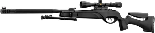 Vista 8 de Bípode táctico montado lateral 9 ″ -12 ″ ajustable para rifles de aire con rieles Picatinny