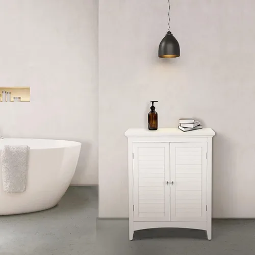 Vista 2 de Teamson Home Glancy - Armario de madera, color blanco