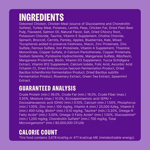 Vista 7 de Comida seca para perro sin granos Wellness Core Natural