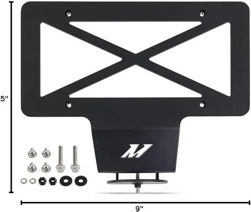 Vista 6 de Mishimoto Kit de reubicación de matrícula, compatible con Ford F-150, 2015+