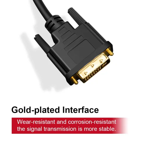 Vista 4 de UPGROW Cable USB-C a DVI de 6 pies, soporta 4K a 30 Hz, compatible con MacBook Pro, Surface Book 2, Dell XPS 13, Galaxy S10, monitores, proyectores