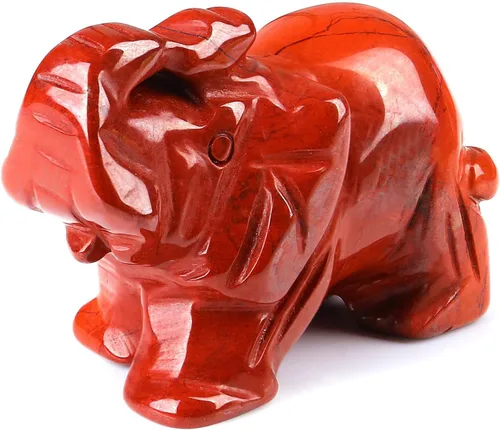 Vista 19 de Decoración de elefante de cuarzo rosa, cristales rosados, piedras curativas, figura de bolsillo, estatua de cristal natural, escultura tallada a