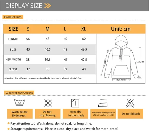 Vista 7 de JEOCODY Sudadera con capucha unisex para niños, lindo suéter de manga larga con bolsillo