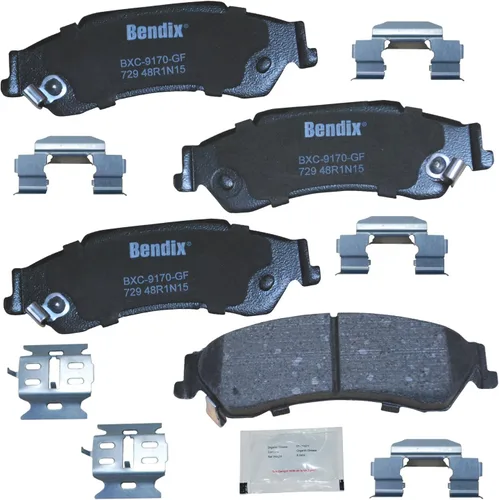 Vista 80 de Bendix Priority1 CFC154 - Juego de pastillas de freno de disco para Avanti II, Century, LeSabre, Regal, Riviera, chasis comercial, DeVille