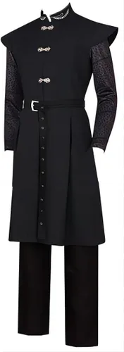 Vista 3 de Daemon Targaryen - Disfraz de dragón para hombre, disfraz de Halloween, Navidad, gabardina, uniforme