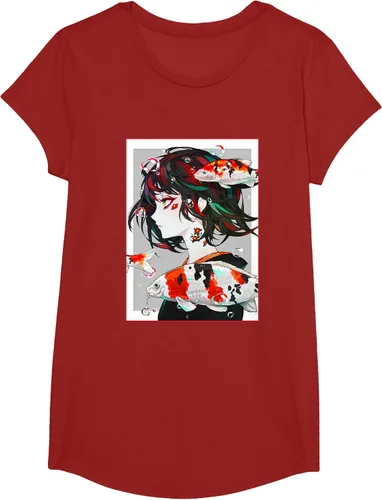 Vista 49 de Camiseta de anime anime japonés estético Otaku Negro