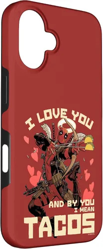 Vista 74 de Marvel Deadpool I Love You and by You I Mean Tacos - Carcasa para iPhone 17