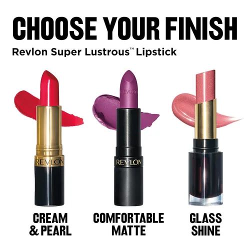 Vista 5 de Revlon Lápiz labial Super Lustrous The Luscious Mattes, de alto impacto con fórmula aterciopelada hidratante, If I Want To, 0.74 onzas