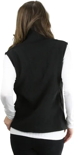 Vista 2 de ToBeInStyle Chaqueta de forro polar de cuello alto con cremallera para mujer