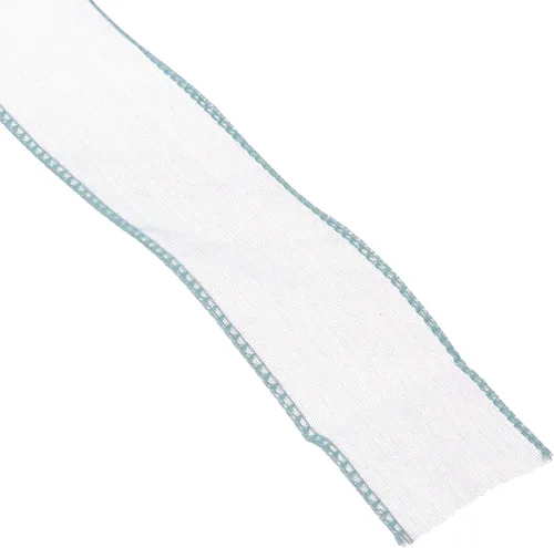 Vista 18 de Homeford Cinta de gasa transparente con borde con alambre, 25 yardas (1-1/2 pulgadas, belleza)