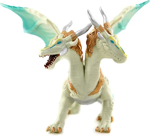 Vista 2 de RECUR Figura de acción de dragón brillante, juguetes de dragón blanco para niños y niñas, figuras RPG en miniatura para exhibición de mesa