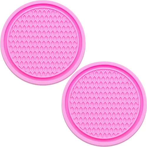 Vista 25 de 2 piezas posavasos para portavasos de automóvil, posavasos universales antideslizantes para portavasos de automóvil, 2.75 pulgadas posavasos