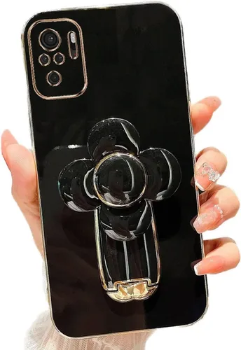 Vista 38 de Miagon - Funda con soporte para Xiaomi Redmi A1, galvanizado suave TPU protector delgado a prueba de golpes con molinete giratorio soporte de flores