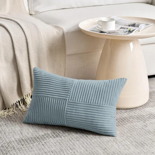 Vista 147 de Fancy Homi - Paquete de 2 fundas de almohada decorativas de color verde oliva pequeñas de 12 x 12 pulgadas para sala de estar, sofá, cama