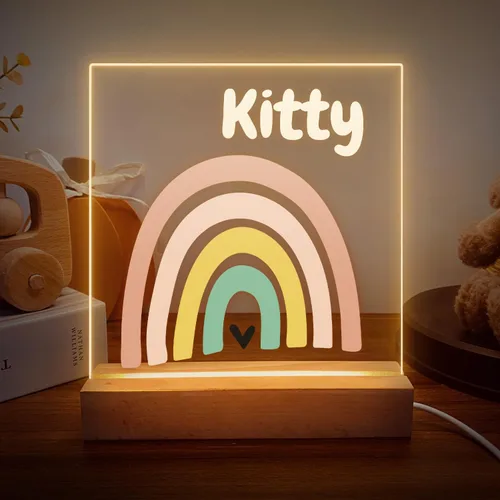 Vista 9 de Luz nocturna personalizada para bebés y niños, lámpara LED de corona de estrellas con nombre personalizado para niñas y niños, luces nocturnas