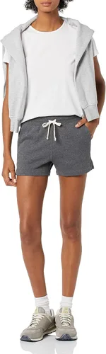 Vista 3 de Tienda Essentials Pantalones cortos de forro polar para mujer