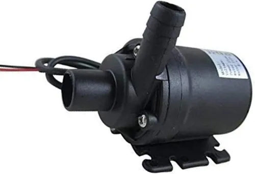 Vista 2 de Bomba de aceite de agua sumergible centrífuga sin escobillas de 12 V CC ultra silenciosa 800L/H 5M/16 pies para pecera, piscina, estanque, acuario