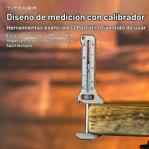 Vista 6 de TiSpanner 2.0 Llave ajustable de titanio multiherramienta