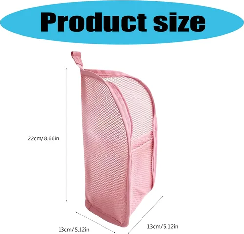 Vista 3 de Portable Makeup Brush Holder & Travel Case, Vertical Cosmetic Brush Organizer with 4 Color Choices, Multifunctional Storage &