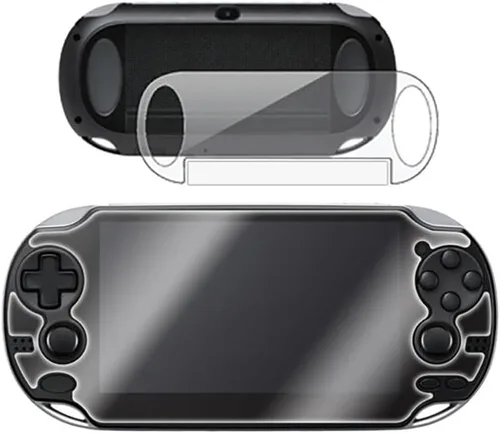 Vista 4 de OSTENT 2 protectores de pantalla ultra transparentes para consola PSV Sony PS Vita