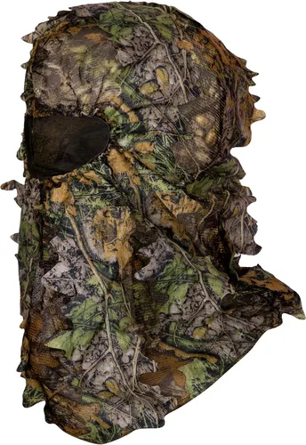 Vista 7 de Ginsco Ghillie Suit - Juego de guantes de máscara de cara completa, traje de camuflaje frondoso 3D para hombres, fotografía de caza al aire libre
